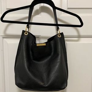 Ted Baker Black Leather Tote Bag